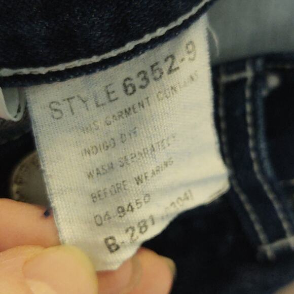 Vintage Brittania dark wash high waisted bareback jeans - Picture 7 of 7